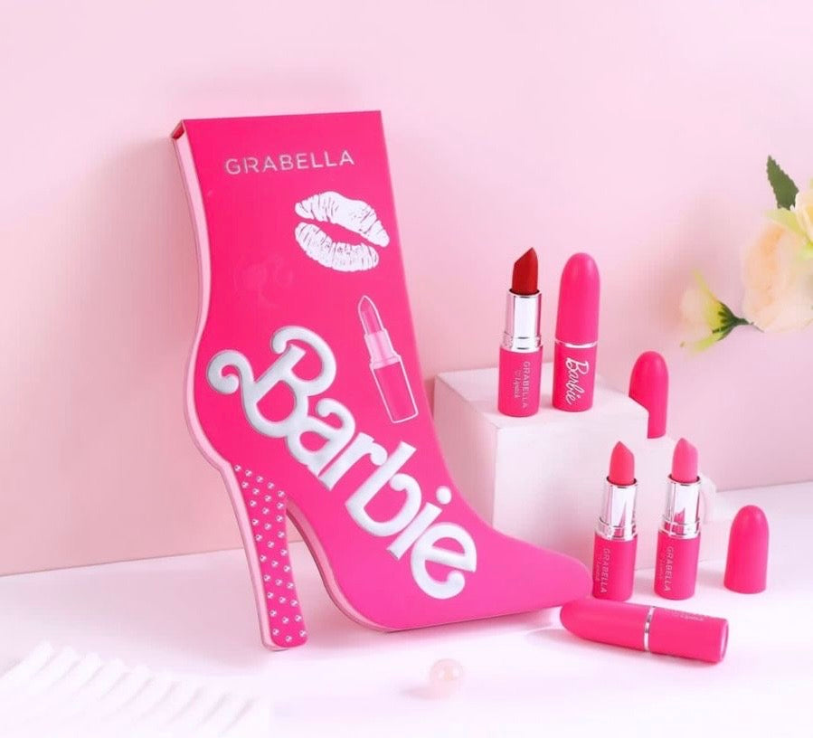 Set de labiales de barra Barbie