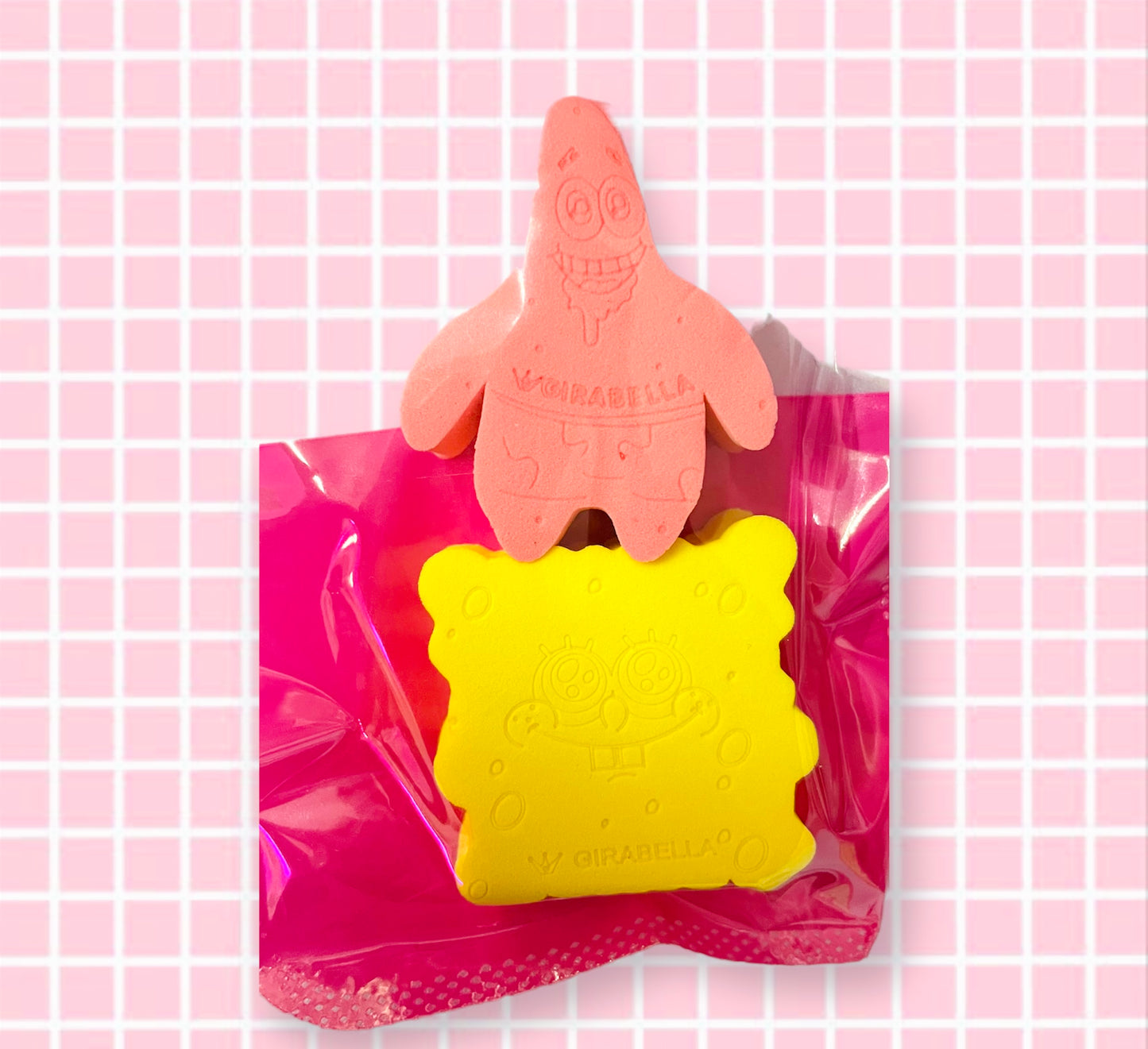 Paquetito de mini esponjas en forma de bob esponja (color/presentación al azar)